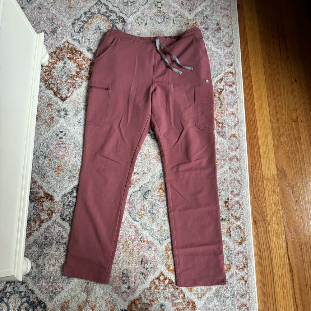 Figs Yola Skinny 2.0 Bottoms in Mauve